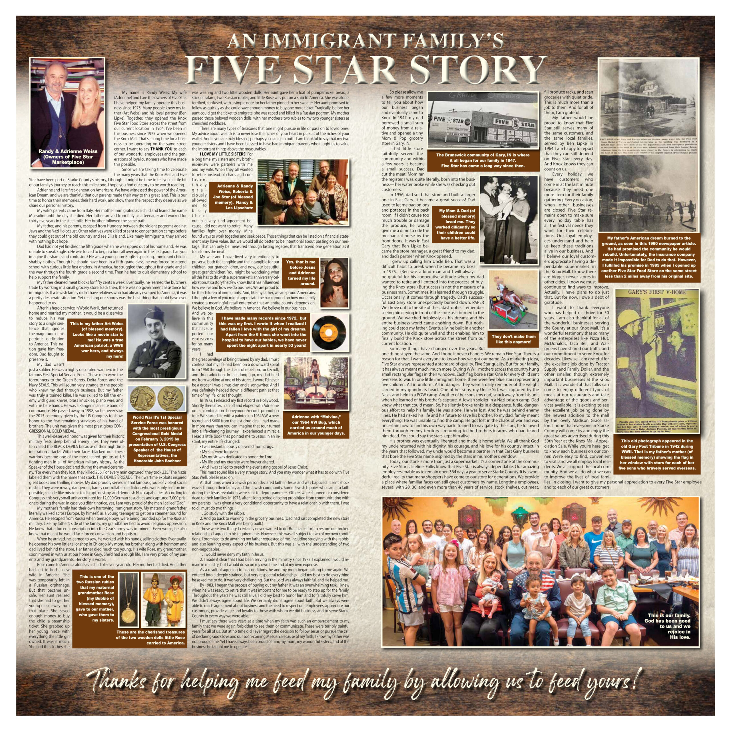 An Immigrant Family's Five Star Story